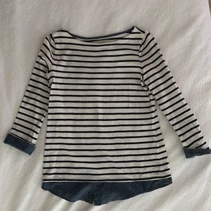 Loft long sleeve striped shirt